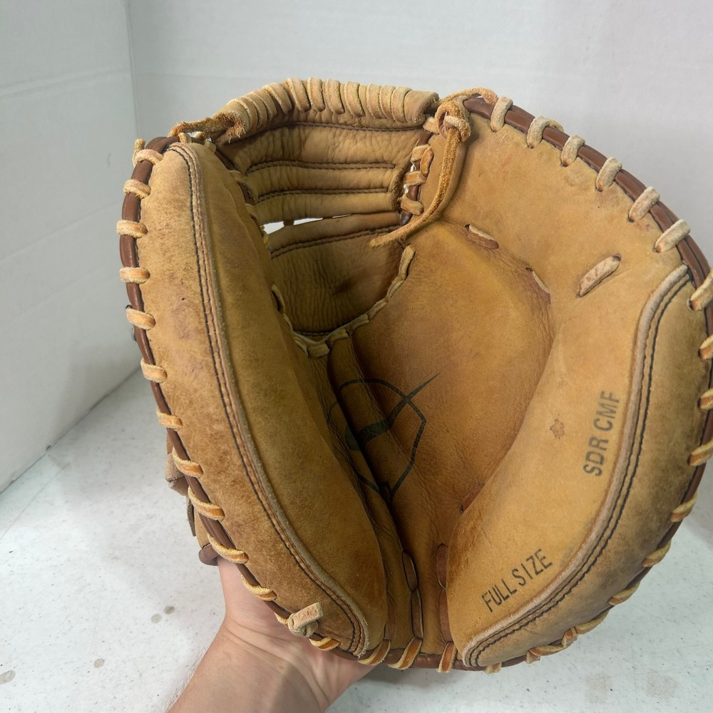 Nike Diamond Ready SDR CMF Baseball Catchers Mitt Tan Leather Full Right Hand